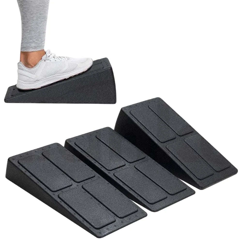 3Pcs/Set Yoga Bricks Squat Wedge Blocks Slant Board Adjustable Non-Slip Foot Stretcher for Exercise Gym Fitness Yoga Accessories